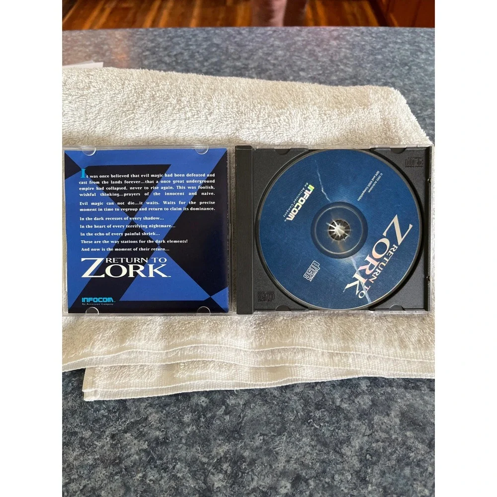 Return to Zork PC CD-ROM Infocom Activision 1993 Vintage Big Box Era Game